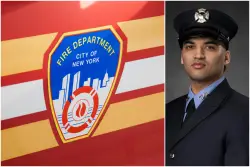 NYC firefighter dies after falling off motorcycle, being struck by car